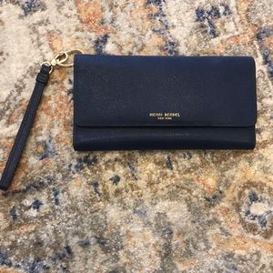 Henri Bendel Uptown Wallet navy blue